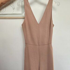 Aritzia Wilfred Ecoulement Jumpsuit in Nude